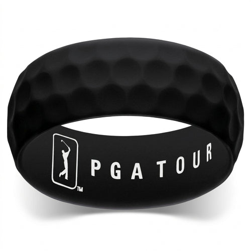 Black Stamped DiMPLD Golf Ring