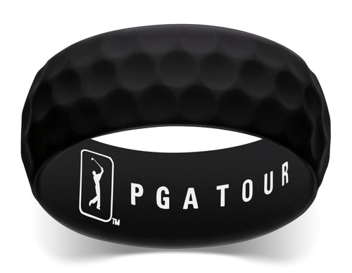 Black Stamped DiMPLD Golf Ring