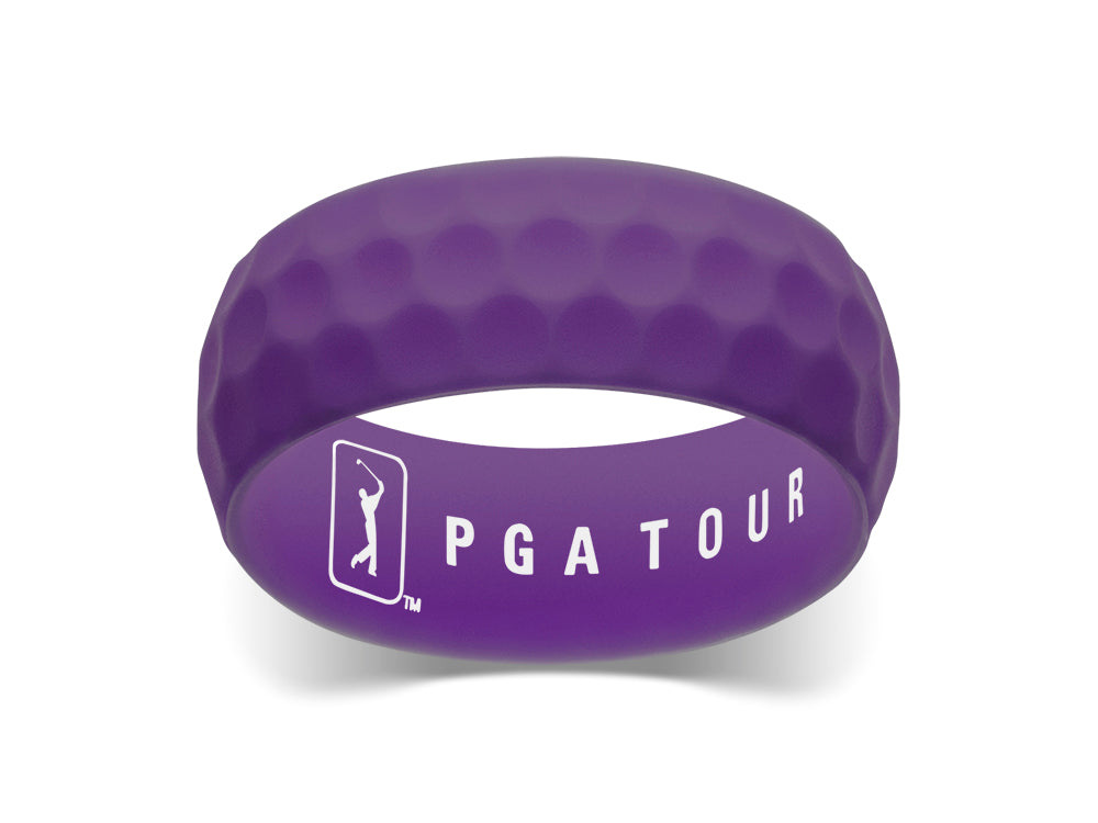 Purple Stamped DiMPLD Golf Ring