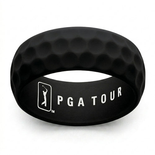 Black Stamped DiMPLD Golf Ring