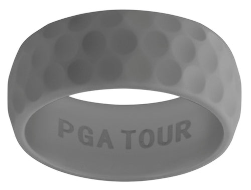 Gray Debossed DiMPLD Golf Ring