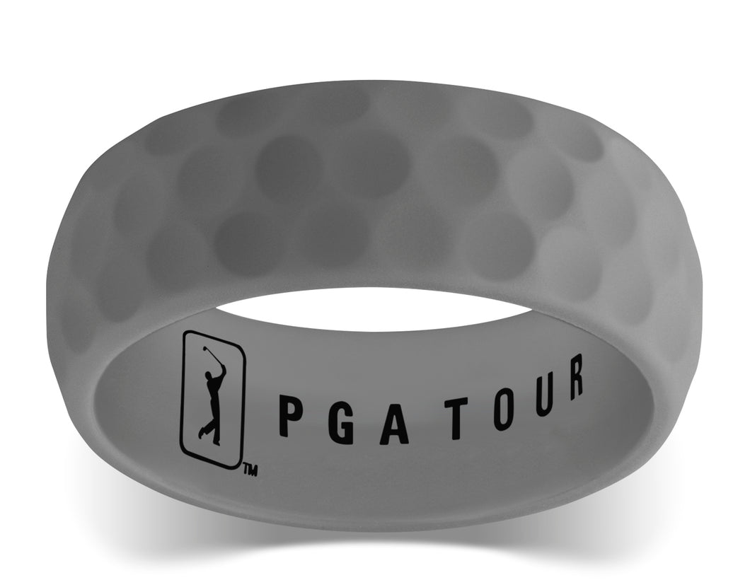 Gray Stamped DiMPLD Golf Ring