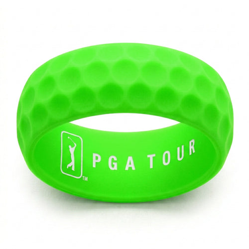 Green Stamped DiMPLD Golf Ring