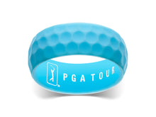 Sky Blue Stamped DiMPLD Golf Ring