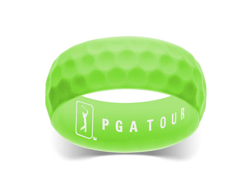 Green Stamped DiMPLD Golf Ring