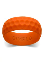 Orange Stamped DiMPLD Golf Ring