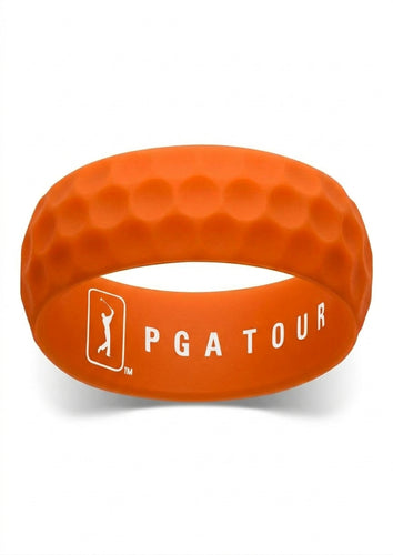 Orange Stamped DiMPLD Golf Ring