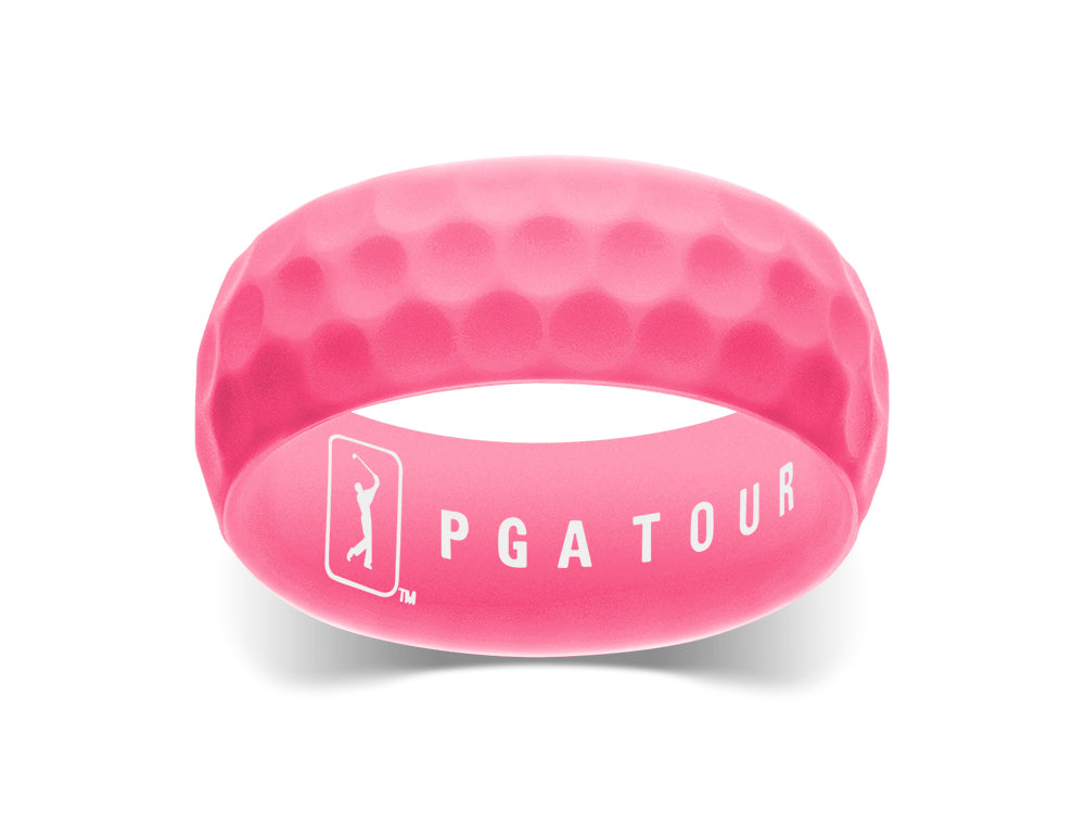 Pink Stamped DiMPLD Golf Ring