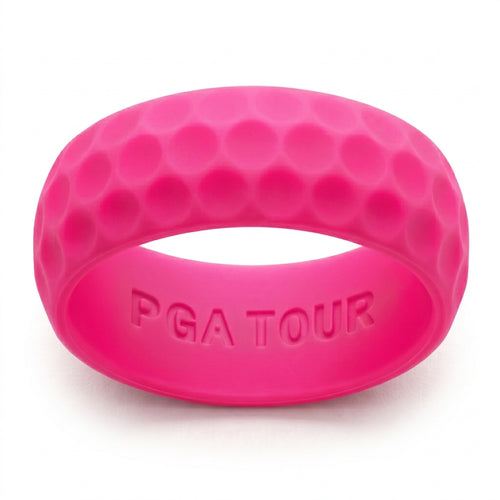Pink Debossed DiMPLD Golf Ring