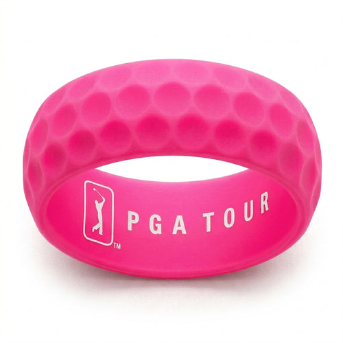 Pink Stamped DiMPLD Golf Ring