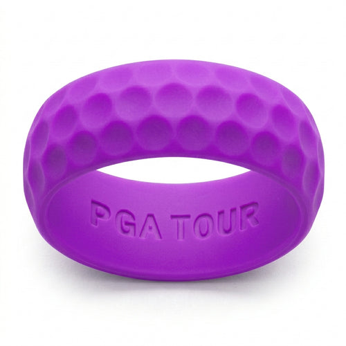 Purple Debossed DiMPLD Golf Ring