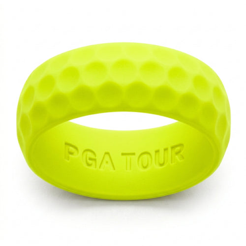 Optic Yellow Debossed DiMPLD Golf Ring