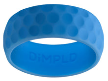 Matte Blue Debossed DiMPLD Golf Ring