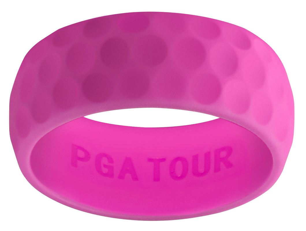 Pink Debossed DiMPLD Golf Ring