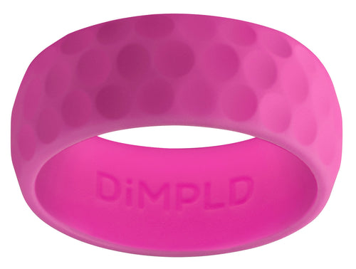 Pink Debossed DiMPLD Golf Ring