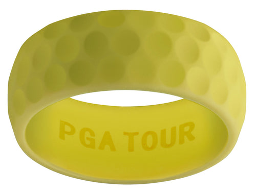 Optic Yellow Debossed DiMPLD Golf Ring