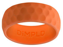 Matte Orange Debossed DiMPLD Golf Ring