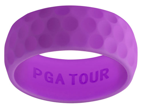 Purple Debossed DiMPLD Golf Ring