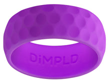 Purple Debossed DiMPLD Golf Ring